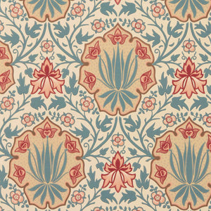 Morris & Co. Iris & Rose Behang 217566 - LAB COLOUR THE WORLD