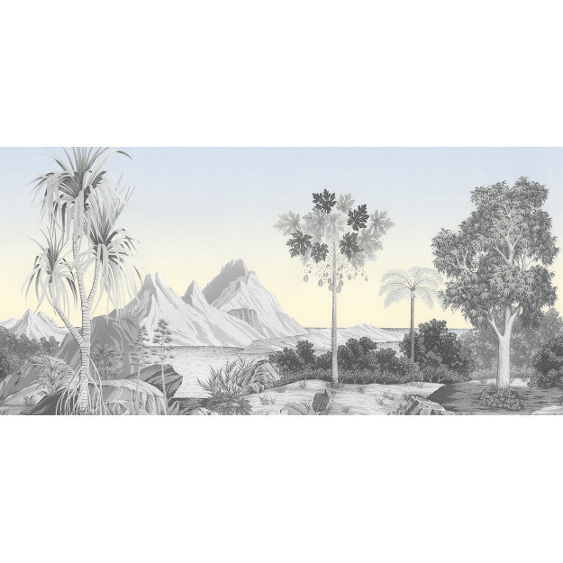 Les Dominotiers Isle De France Grisaille Behang DOM 602