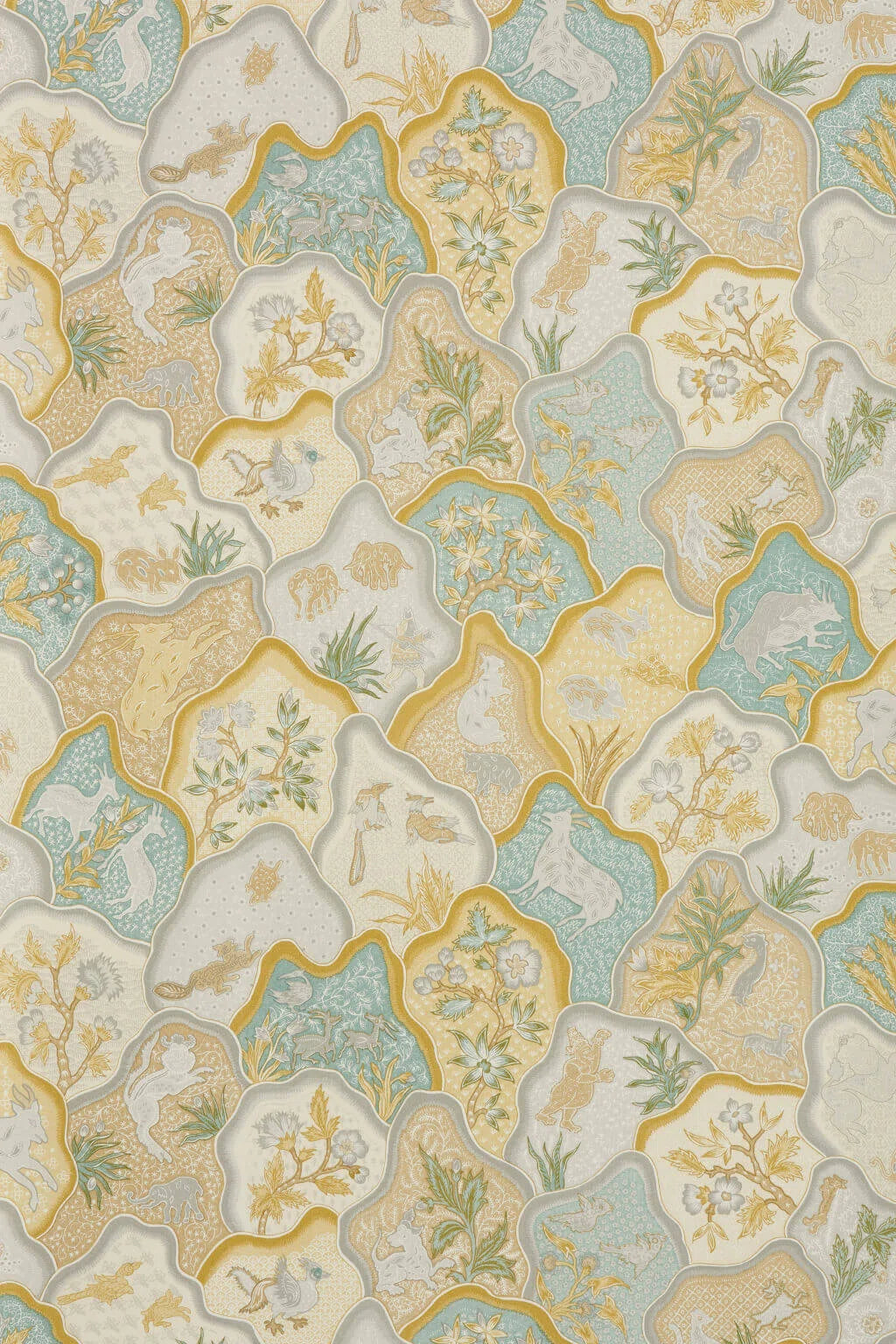 Braquenié Toile des Indes Behang BP336001 - LAB COLOUR THE WORLD