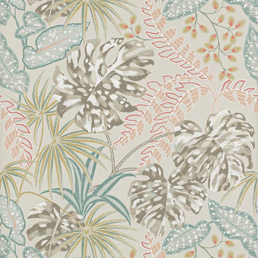 Jane Churchill Rousseau Behang J184W-03 - LAB COLOUR THE WORLD