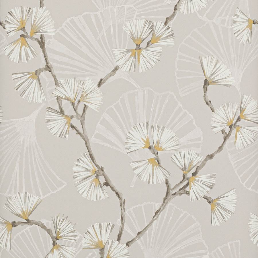 Jane Churchill Snow Flower Behang J183W-01 - LAB COLOUR THE WORLD
