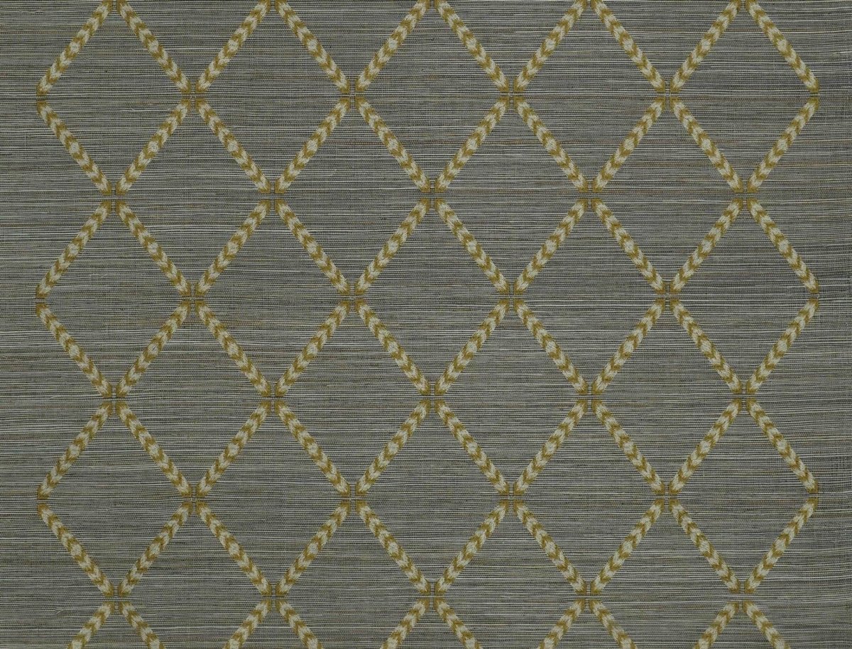 Jim Thompson Ikat Trellis Behang JT021073004 - LAB COLOUR THE WORLD