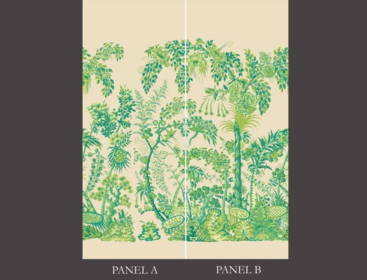 Jim Thompson Palampore Panel A & B Behang JT021041004 - LAB COLOUR THE WORLD