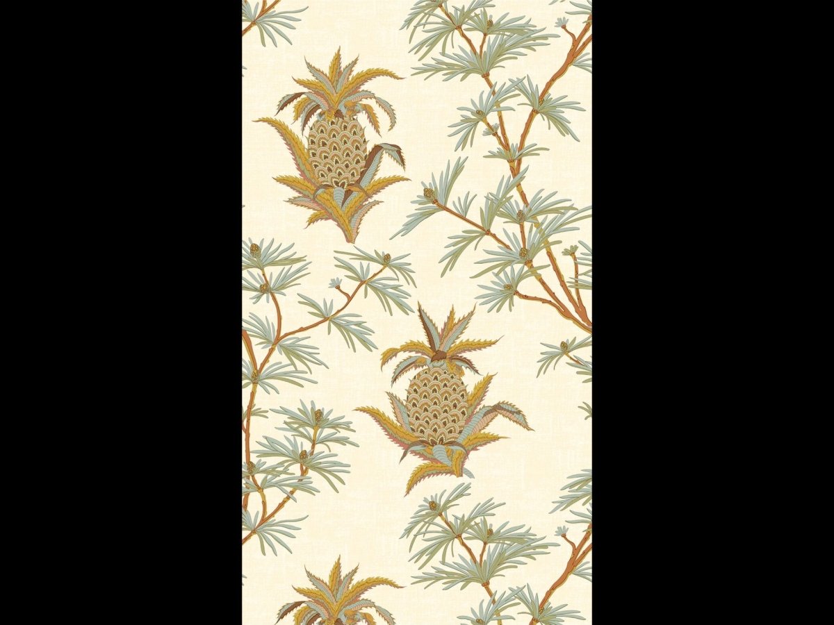 Jim Thompson Pineapple Behang JT021088001 - LAB COLOUR THE WORLD
