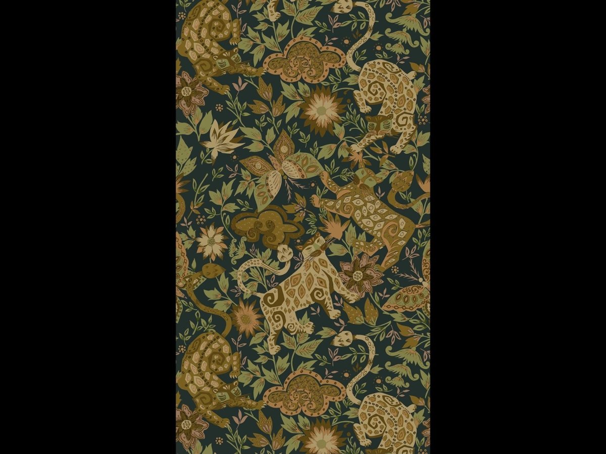 Jim Thompson Tiger's Dream Behang JT021087003 - LAB COLOUR THE WORLD