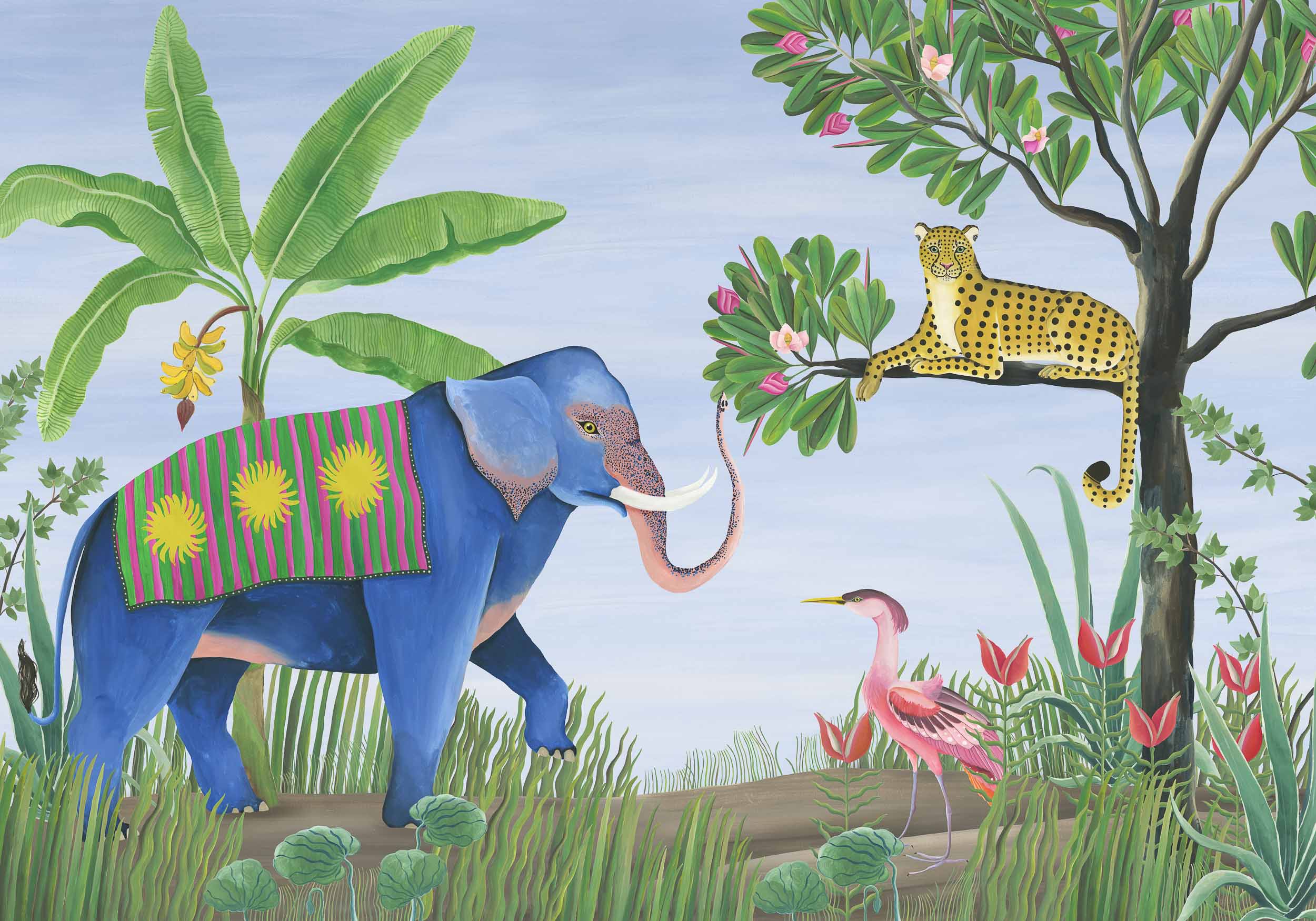 Coordonné Random Kids Jungle Friends behang 9700150 behang afbeelding 1