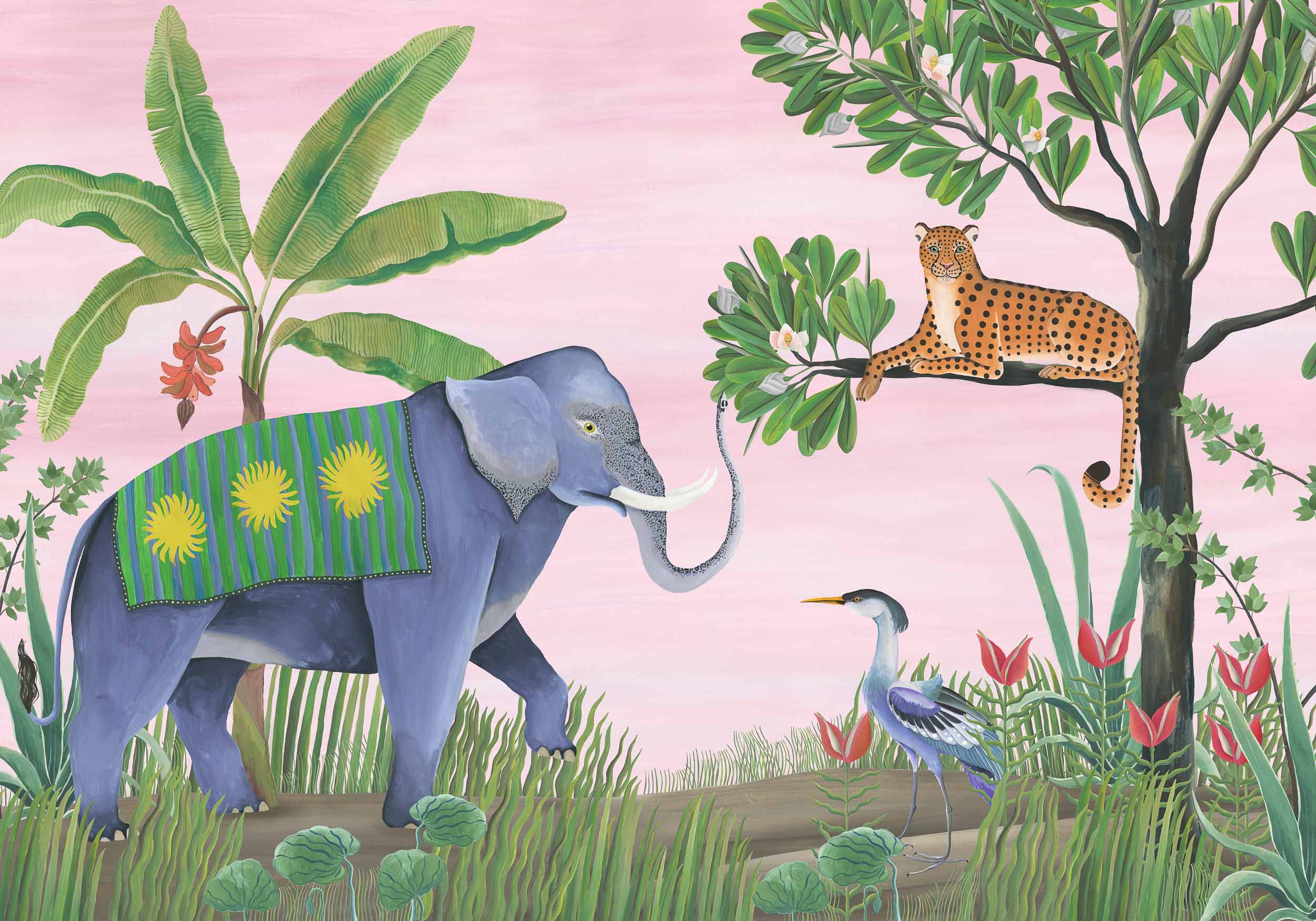 Coordonné Random Kids Jungle Friends behang 9700152 behang afbeelding 1