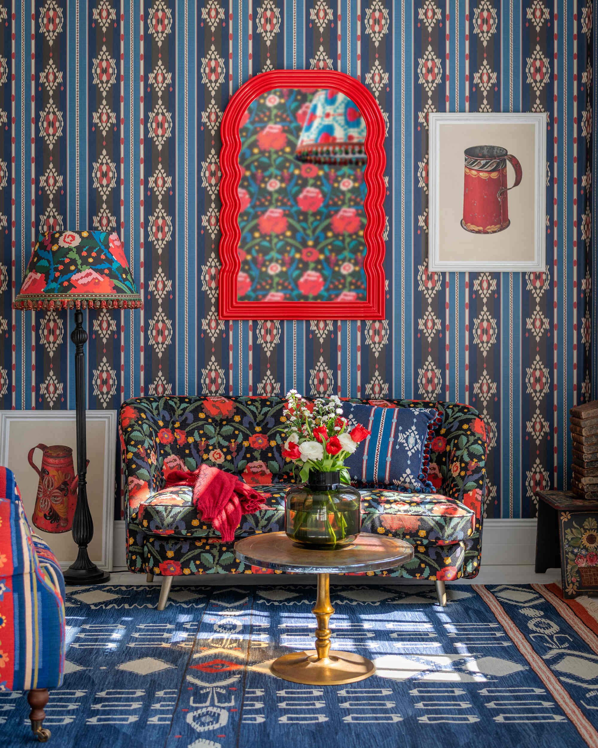 Mind The Gap King's Ikat Behang