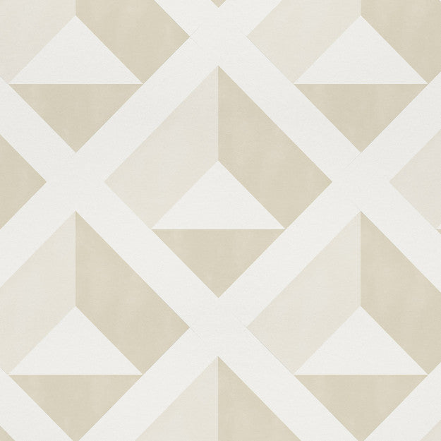 Les Dominotiers Kite Beige Beige Behang DOM 710