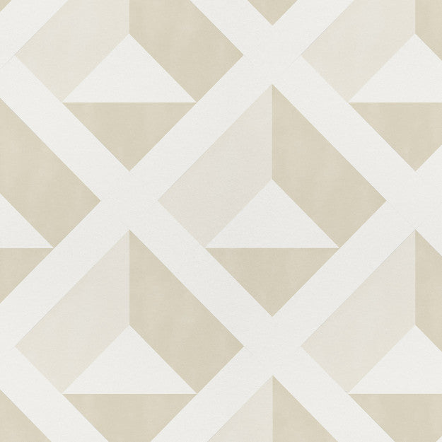 Les Dominotiers Kite Beige Beige Behang DOM 710