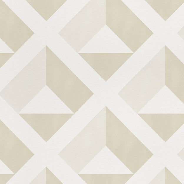 Les Dominotiers Kite Beige Beige Behang DOM 710