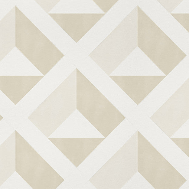 Les Dominotiers Kite Beige Beige Behang DOM 710