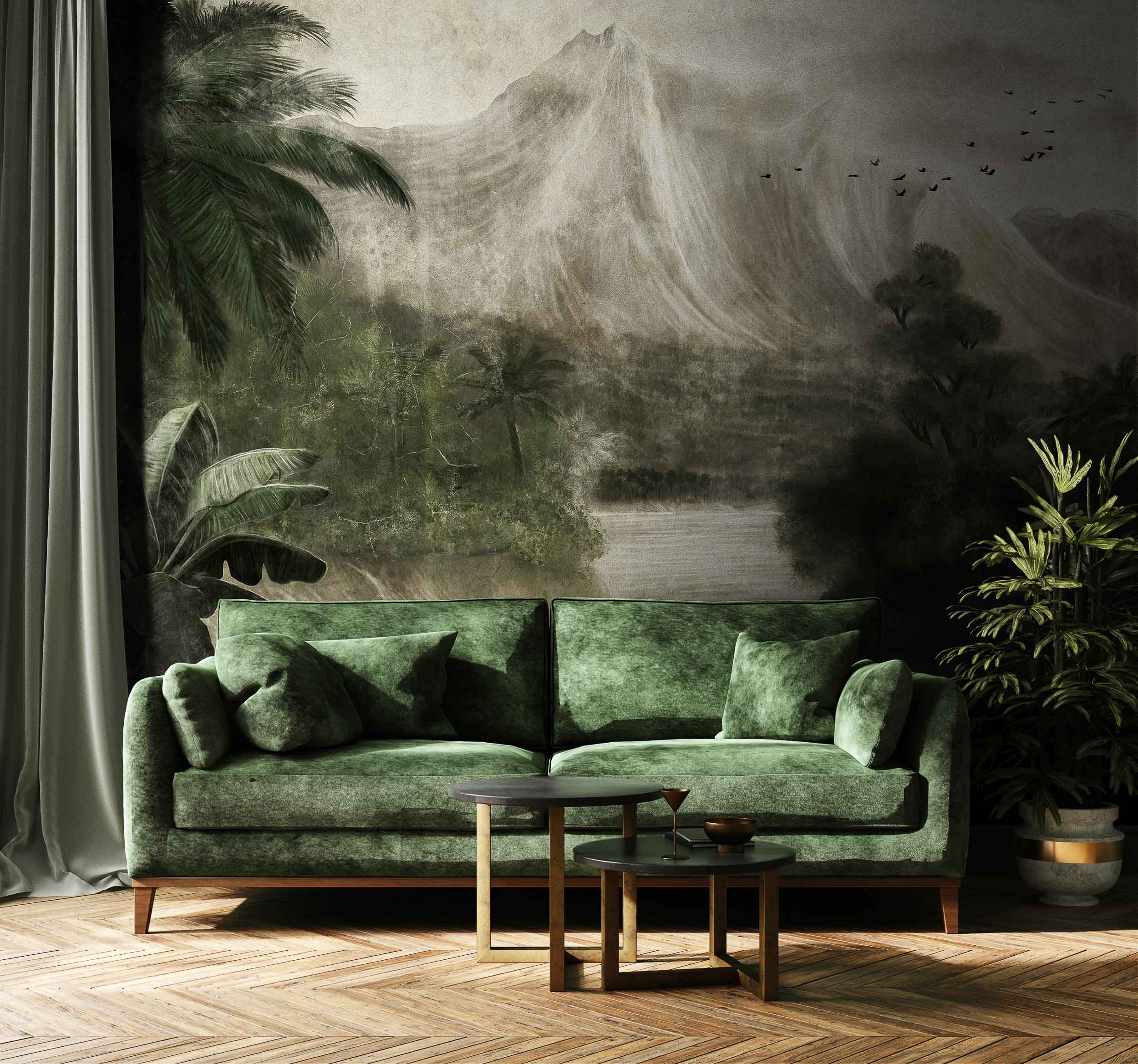 Coordonné Random Metallics Kodo behang 9600081S sfeer afbeelding 1