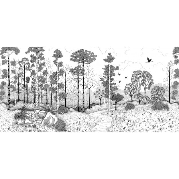 Les Dominotiers La Biche Aux Bois Behang DOM 800
