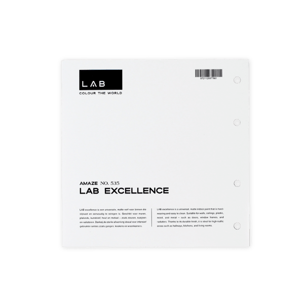 LAB kleurstaal excellence Amaze no. 535 - LAB COLOUR THE WORLD