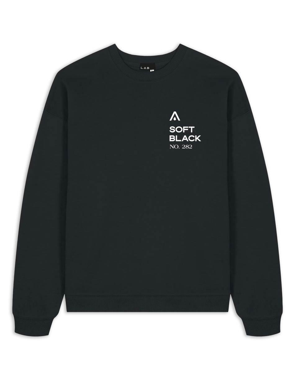 LAB SWEATER SOFT BLACK NO. 282 - LAB COLOUR THE WORLD