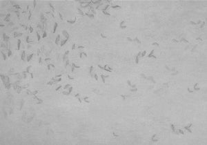 Coordonné Central Saint Martins – Rest Time Leaves reflection behang A00941 behang afbeelding 1
