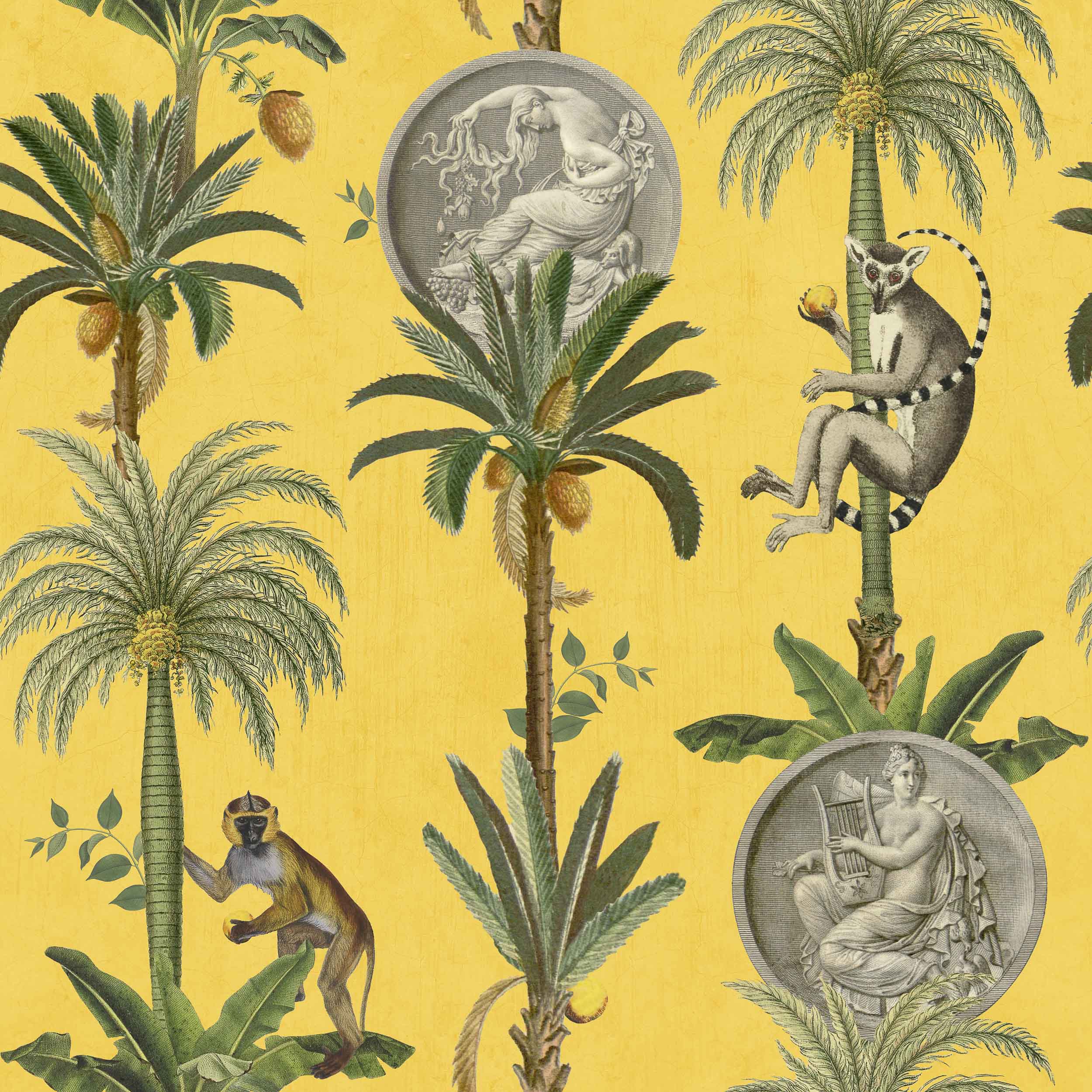 Coordonné Maximalism Lémurs behang 9300042 behang afbeelding 1