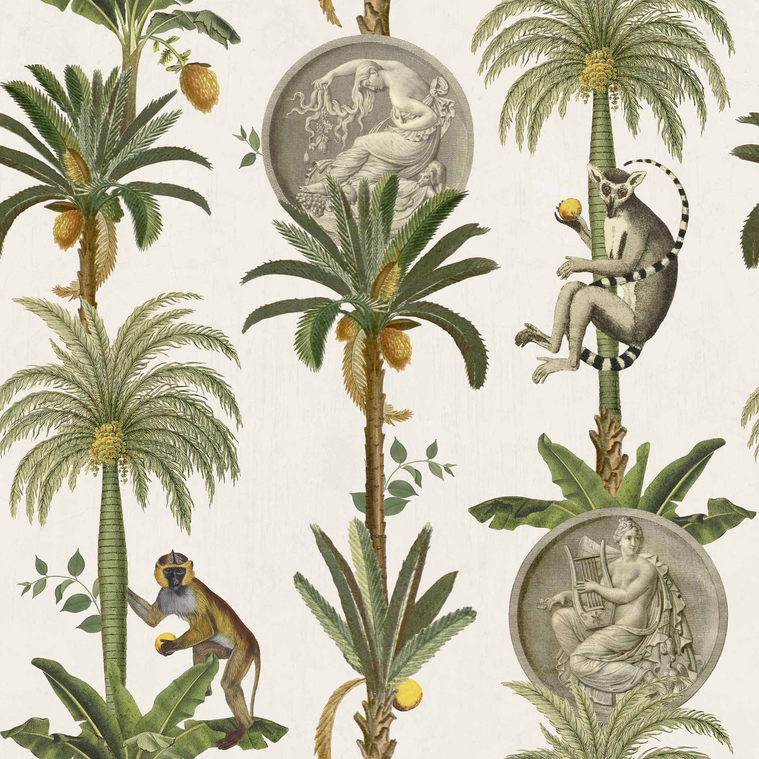 Coordonné Maximalism Lémurs behang 9300041 behang afbeelding 1
