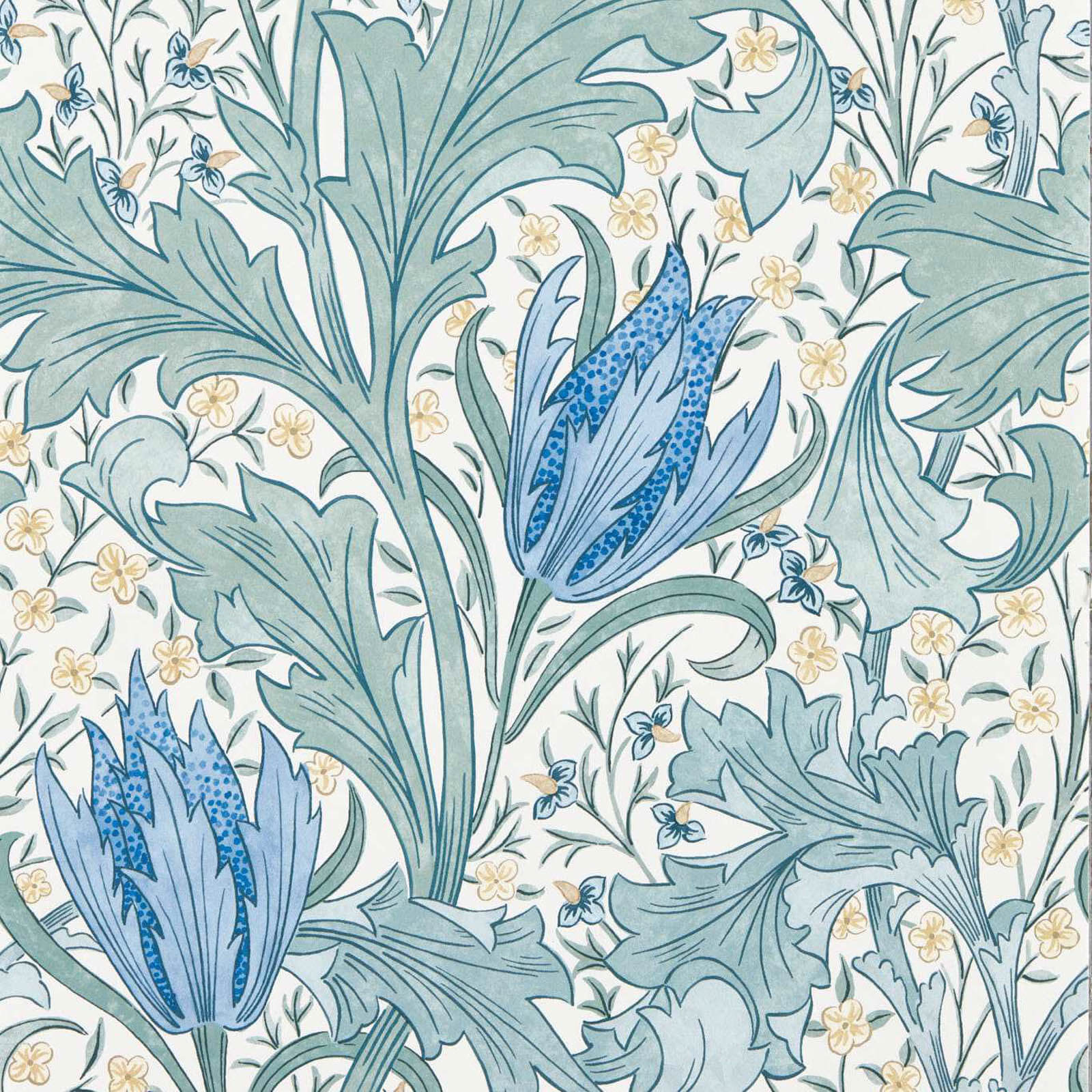 Morris & Co. Lent Lily Behang 217597 - LAB COLOUR THE WORLD