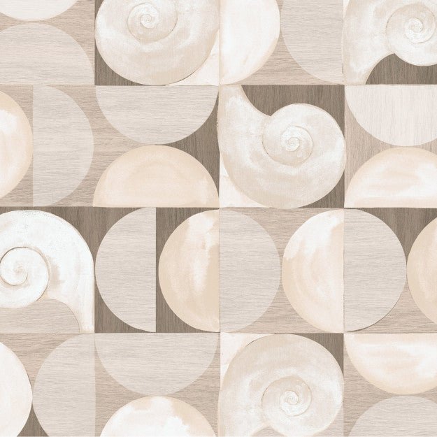 Les Dominotiers Ammonis Neutral Behang DOM 4027 - LAB COLOUR THE WORLD