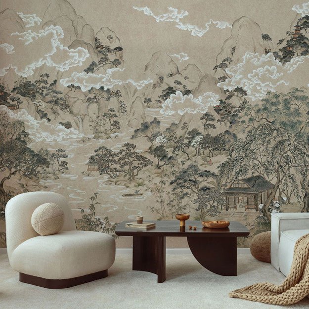 Les Dominotiers Dans les nuages Behang DOM 6004 - LAB COLOUR THE WORLD