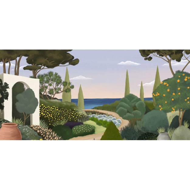 Les Dominotiers Dream Forest, Vert Behang DOM 3011 - LAB COLOUR THE WORLD