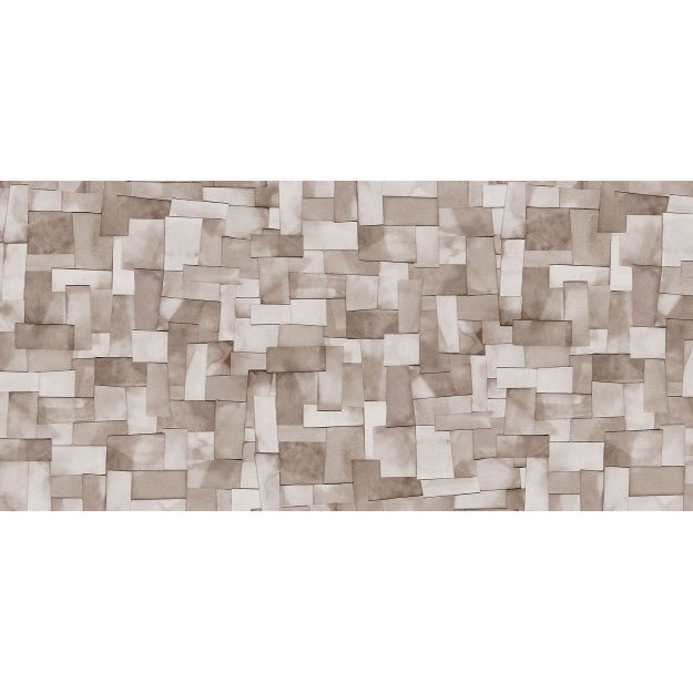 Les Dominotiers Earthly collage Behang DOM 903 - LAB COLOUR THE WORLD