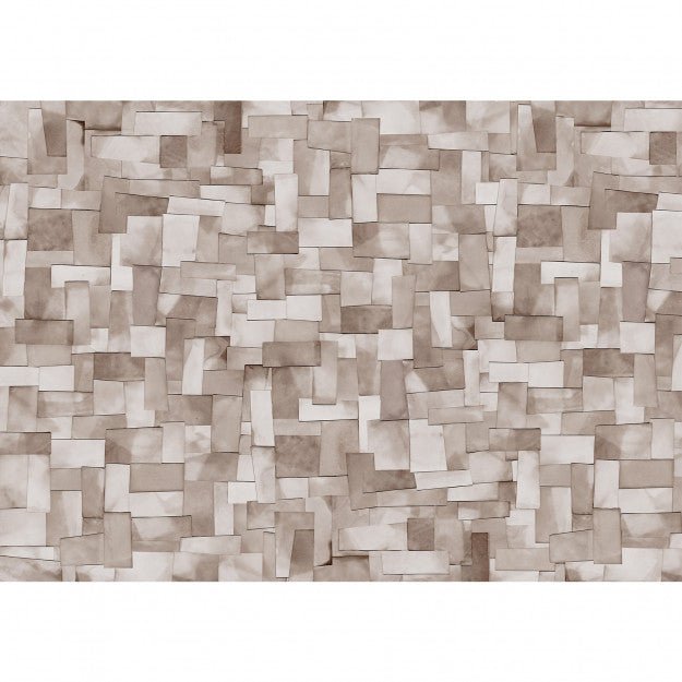 Les Dominotiers Earthly collage Behang DOM 903 - LAB COLOUR THE WORLD