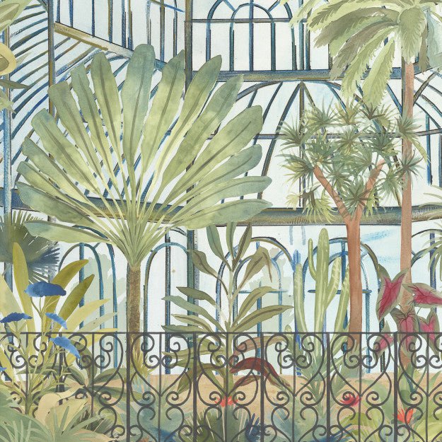 Les Dominotiers Jardin D'hiver Behang DOM 3017 - LAB COLOUR THE WORLD