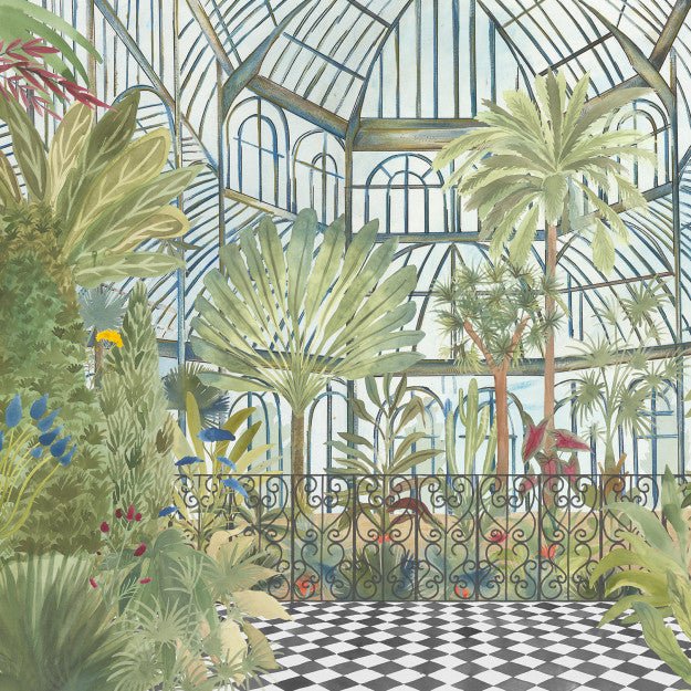 Les Dominotiers Jardin D'hiver Behang DOM 3017 - LAB COLOUR THE WORLD