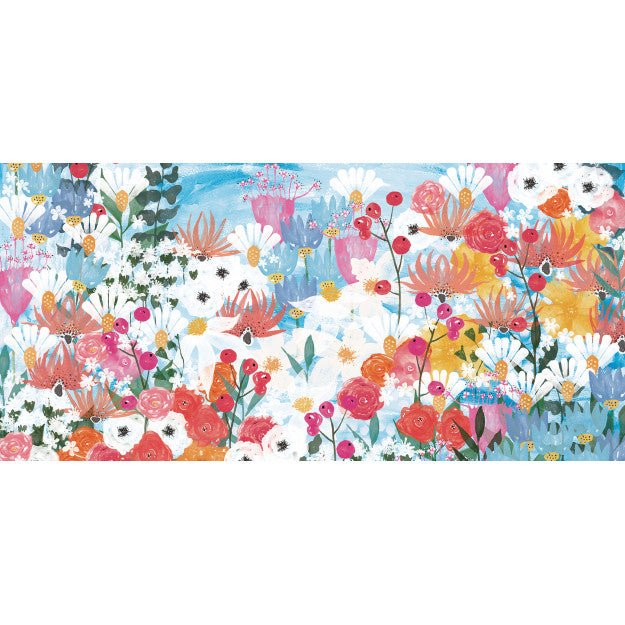 Les Dominotiers Jardin Fleuri Behang DOM 3015 - LAB COLOUR THE WORLD
