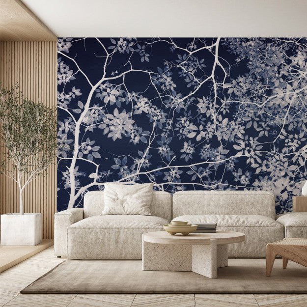 Les Dominotiers Jardin Nocturne Behang DOM 3014 - LAB COLOUR THE WORLD