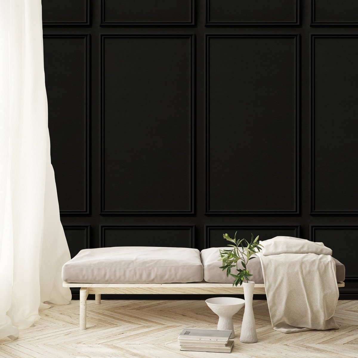 Les Dominotiers Louis Charcoal Wandpaneel DOM 2031 - LAB COLOUR THE WORLD