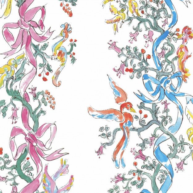 Les Dominotiers Oiseaux De Paradis Behang DOM 185 - LAB COLOUR THE WORLD