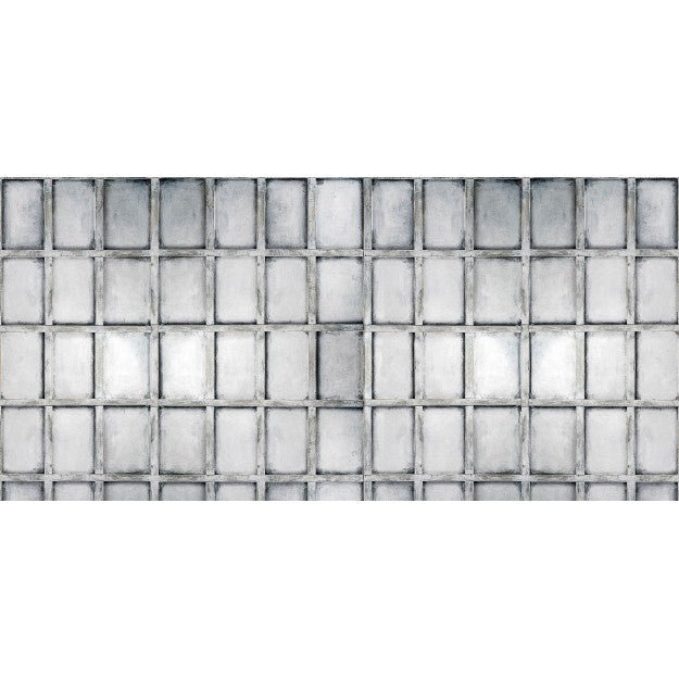 Les Dominotiers Old White Wooden Blanc Et Gris Behang DOM 427 - LAB COLOUR THE WORLD