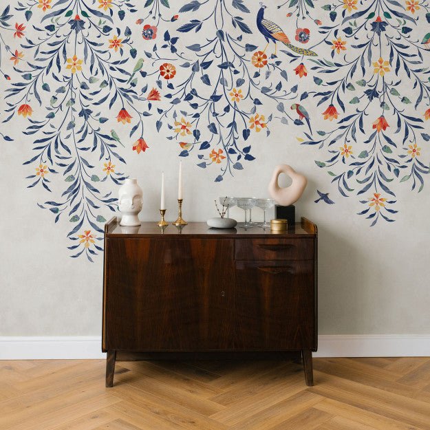 Les Dominotiers Palais floral suspendu Behang DOM 6007-1 - LAB COLOUR THE WORLD