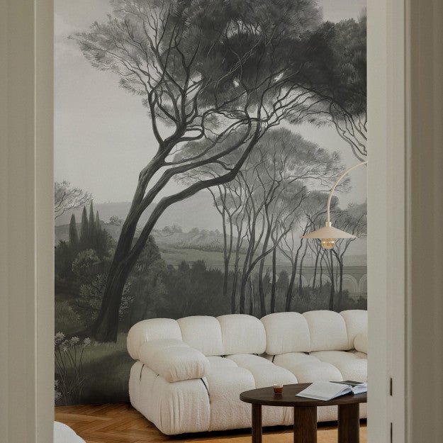 Les Dominotiers Provence grisaille Behang DOM 5116 - LAB COLOUR THE WORLD