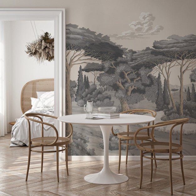 Les Dominotiers Sovana beige Behang DOM 5102 - LAB COLOUR THE WORLD