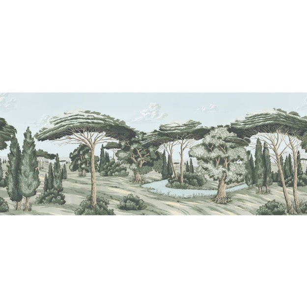 Les Dominotiers Sovana blue sky Behang DOM 5101 - LAB COLOUR THE WORLD
