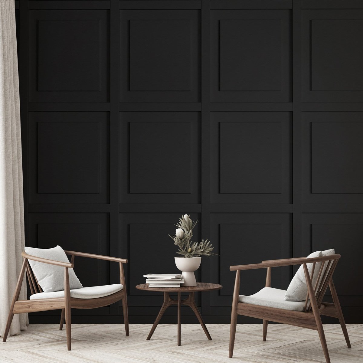 Les Dominotiers Victor Charcoal Wandpaneel DOM 2067 - LAB COLOUR THE WORLD