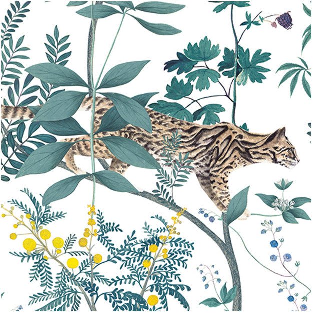 Les Dominotiers Wild Story Behang DOM 307 - LAB COLOUR THE WORLD