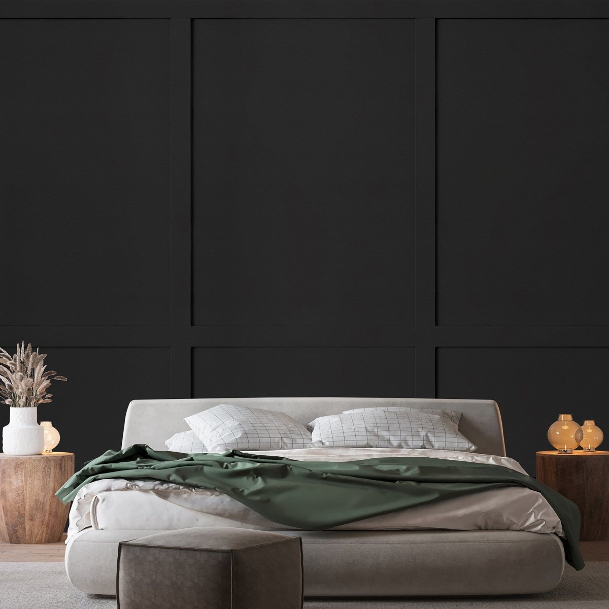 Les Dominotiers William Charcoal Wandpaneel DOM 2076 - LAB COLOUR THE WORLD
