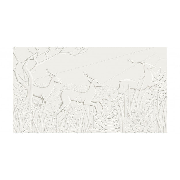Les Dominotiers Les Trois Antilopes Behang DOM 807