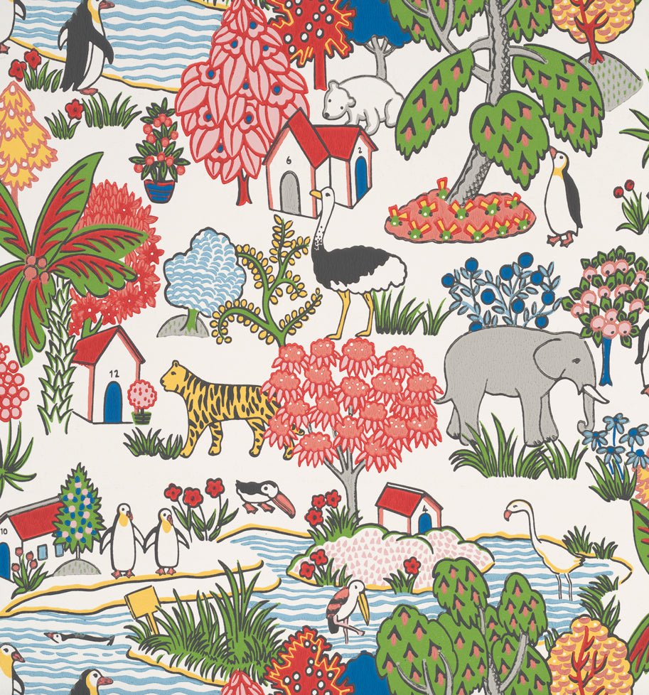 Little Greene Animal Kingdom Behang 0231ANATOMI - LAB COLOUR THE WORLD