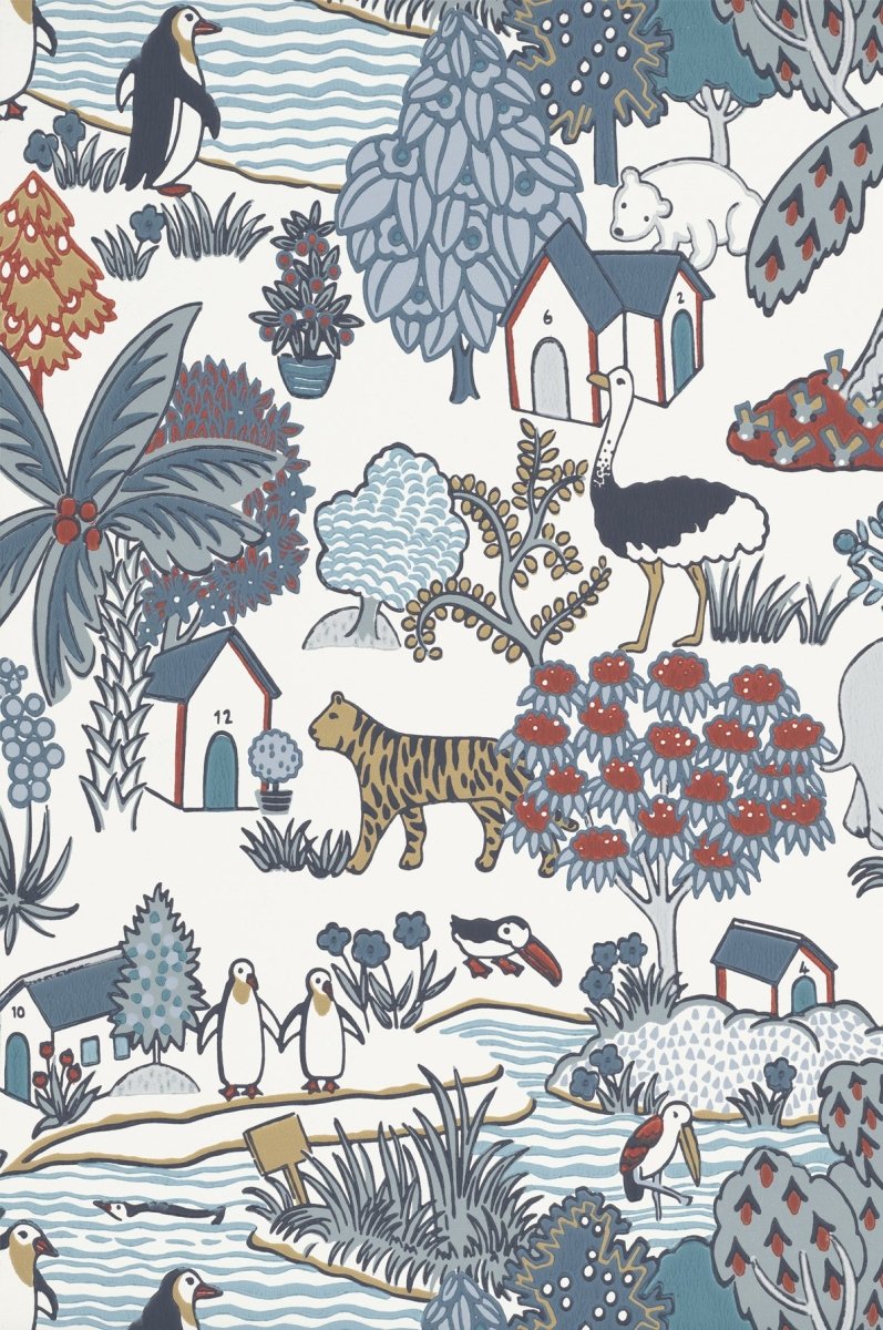 Little Greene Animal Kingdom Behang 0231ANBASSO - LAB COLOUR THE WORLD