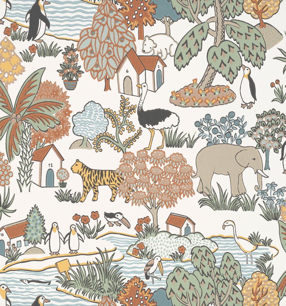Little Greene Animal Kingdom Behang 0231ANPEAZZ - LAB COLOUR THE WORLD