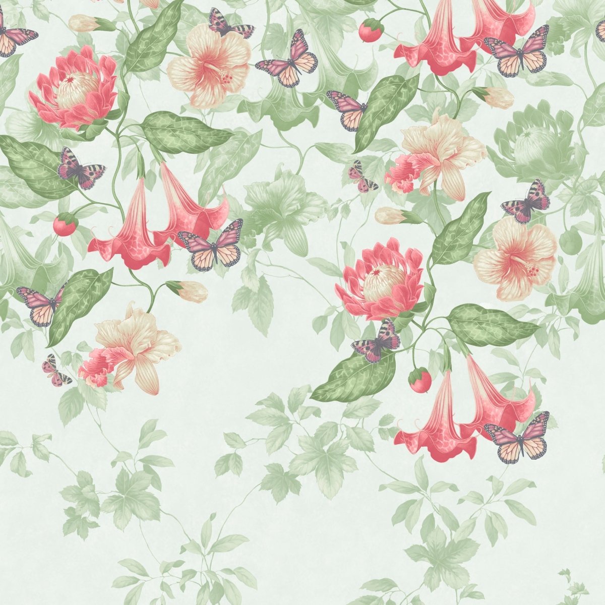 Little Greene Asterid Behang 0291ASMINTZ - LAB COLOUR THE WORLD