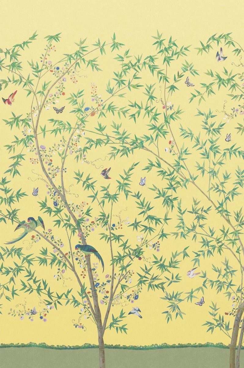 Little Greene Belton Scenic Behang 0245BSSUNB1 - LAB COLOUR THE WORLD