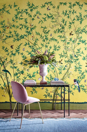 Little Greene Belton Scenic Behang 0245BSSUNB1 - LAB COLOUR THE WORLD